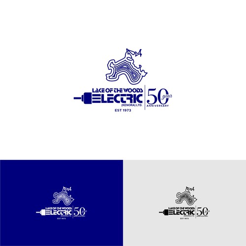 Electrical contractor, 50 year anniversary logo Design by MisterR