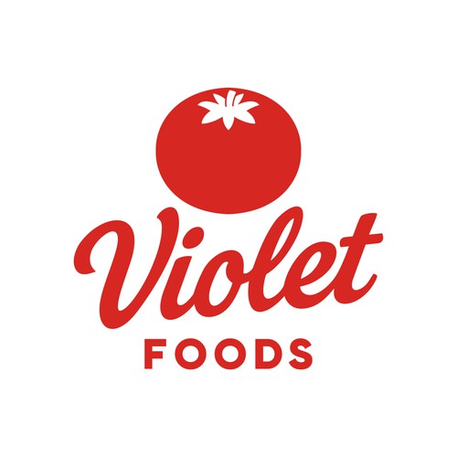 Violet Foods Logo Design by DevDevit   ★ ★ ★ ★ ★