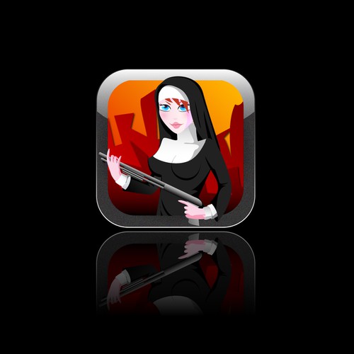 New icon for nuns fighting with monsters game Design por Sandra!