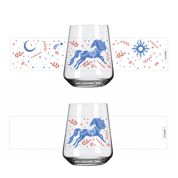 Illustration for drinking glass