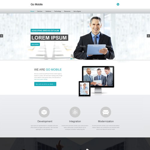 Web page design contest entry by Dia Dea