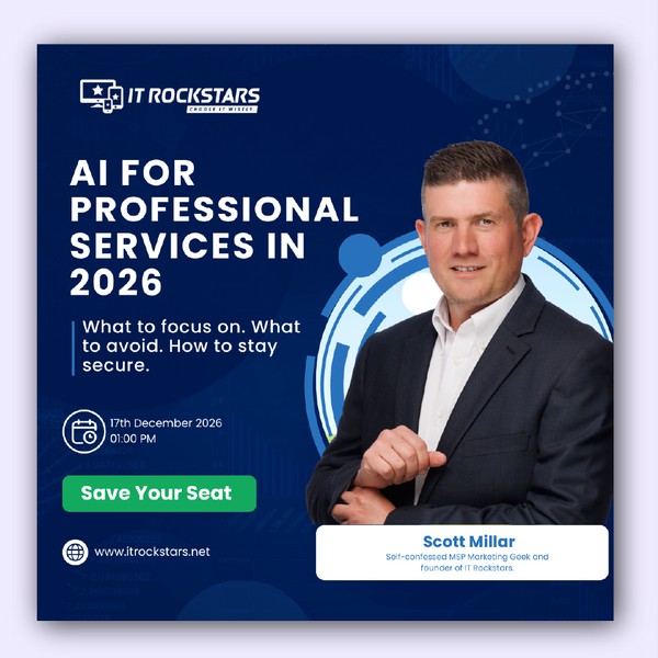 Design by Tufail Bakuu titled "Meta Ad for AI webinar"