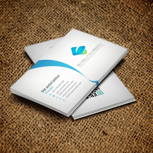 Business Card to represent THREE Service Divisions Design by Twin Ashek Masum