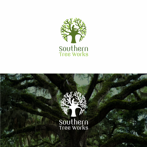 sleek and professional logo for a tree business Design by : : Nens : :