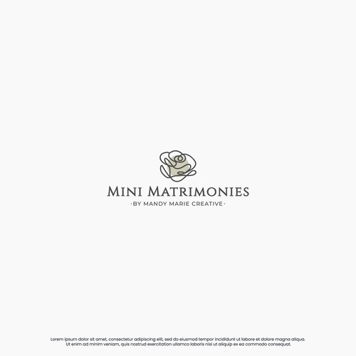 Mini Matrimonies Logo Needed For Micro Wedding Ceremonies! Design by Northpix Studio®