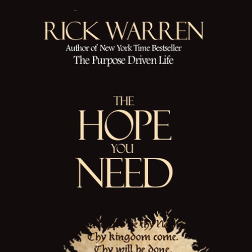 Design Rick Warren's New Book Cover Design réalisé par Nelinda Art