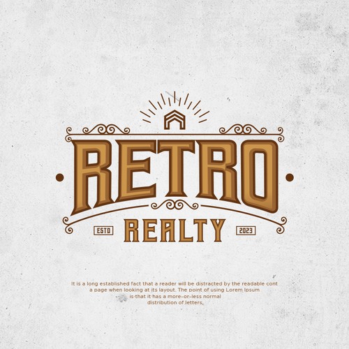 Retro company specializing in vintage customer service, quality, and value. Design by Grafik Flame