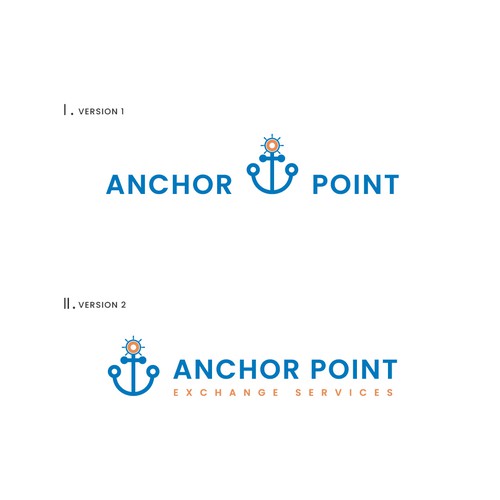 Anchor Point Logo Design by B.MOHAMED AMINE