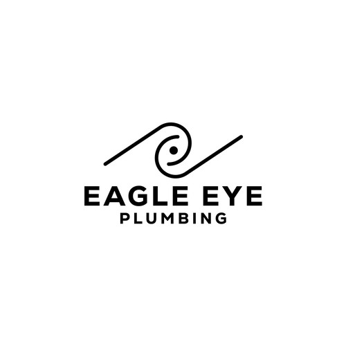Eye catching and very marketable logo for plumbing company. The company name is Eagle Eye Plumbing Design by SP-99