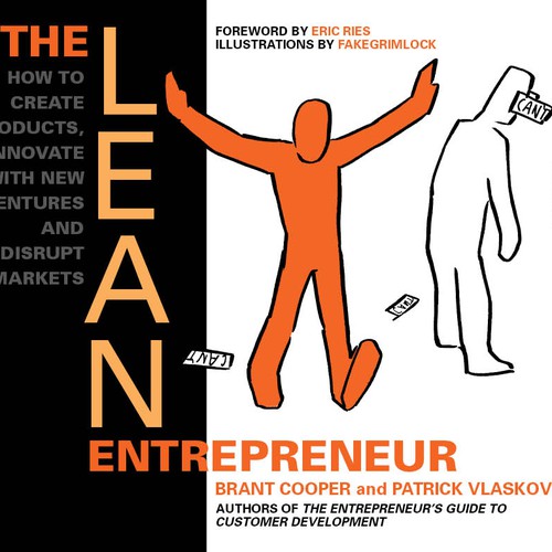EPIC book cover needed for The Lean Entrepreneur! Design por A.MillerDesign