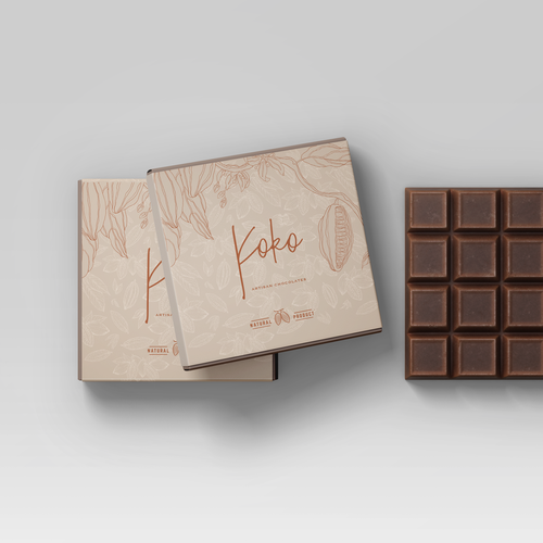 Design a folding chocolate box Design by Moi_Designers