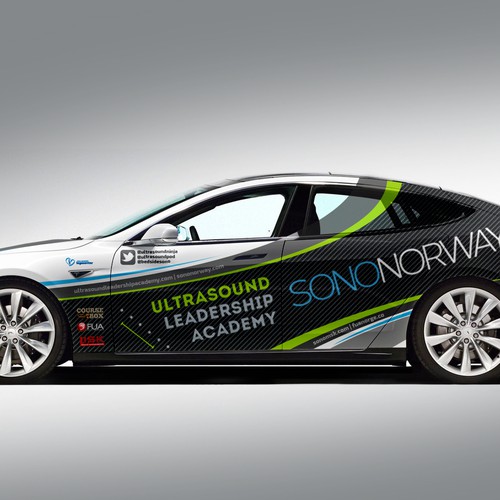 Create an awesome car wrap for Tesla Model S for cutting edge doctors! Design von J.Chaushev
