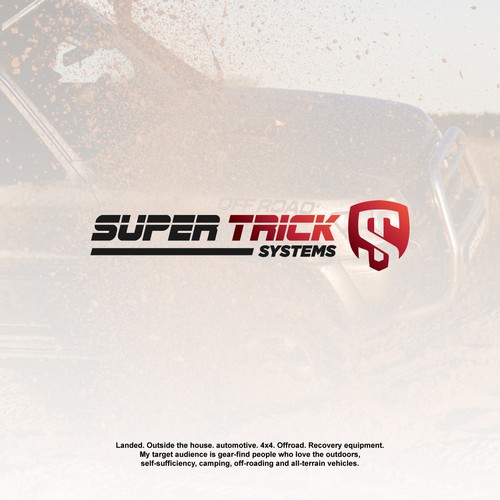 Modern, edgy, and abstract overlanding logo for products and merch. Design by AnditaSyahputro