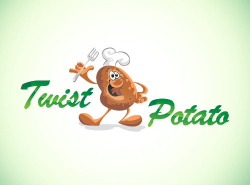 Potato logo with the title 'New logo wanted for twist potato'