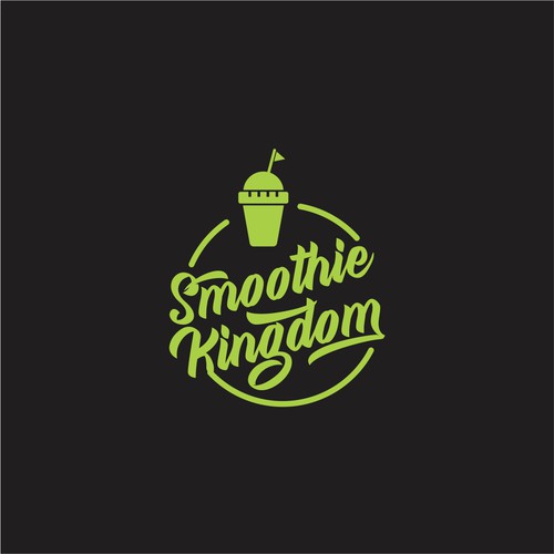 Logo for New Restaurant: Smoothie Kingdom Diseño de Studio.Shahbaz™