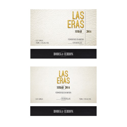 ORGANIC EXCLUSIVE WINE LABEL DESIGN - BODEGA CERRON Design by Ashleyjp