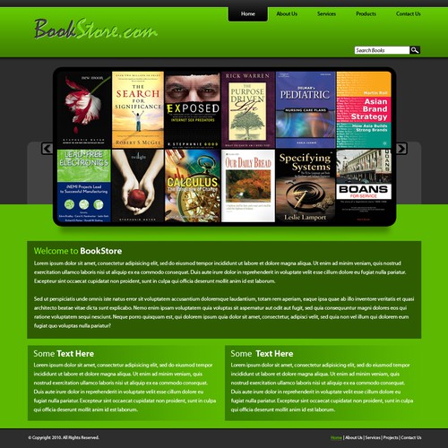 1-3 Page Website Template Design von zetzab