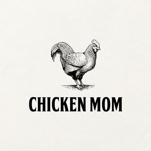 Design a logo for the chicken mom website.