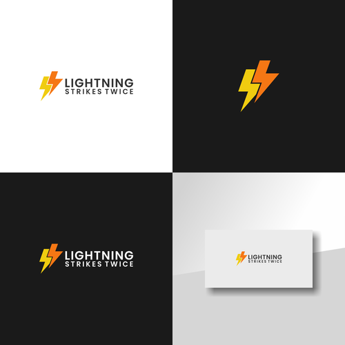 Design a Lightning Strikes Twice logo for a book publisher fighting climate change! Design by Gyan S™