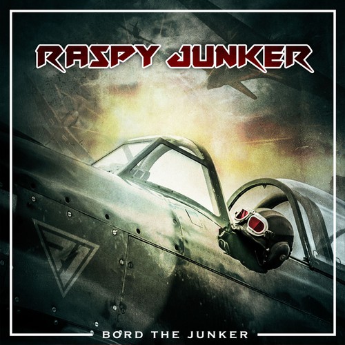 Album Cover Art for the Hard Rock Band Raspy Junker Diseño de M.dyox