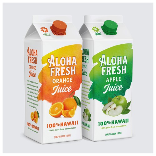 ALOHA FRESH JUICE & TEA Design by The Kings Jewels