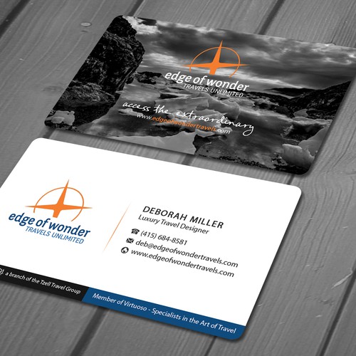 Create a card that exudes the awesomeness of luxury adventure travel Design by deviserpark