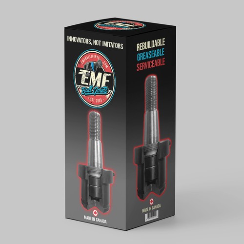 Artwork Design for Automotive Ball Joint Packaging Design by Sshivaro
