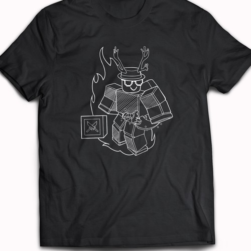 Roblox Character Sketch T Shirt Contest 99designs - pop smoke roblox shirt