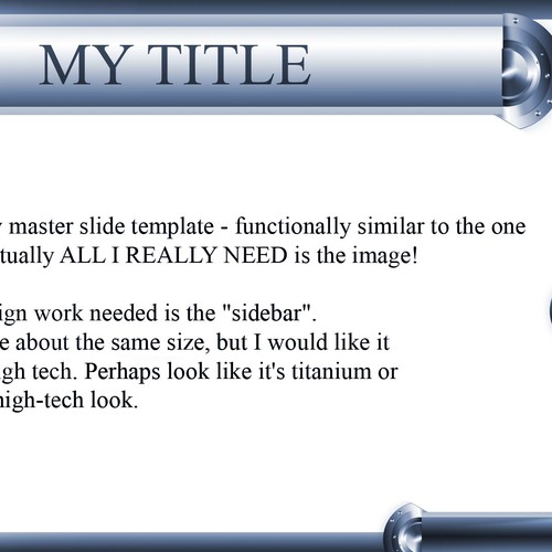 Help us with Keynote/PowerPoint Template image Design by PPD