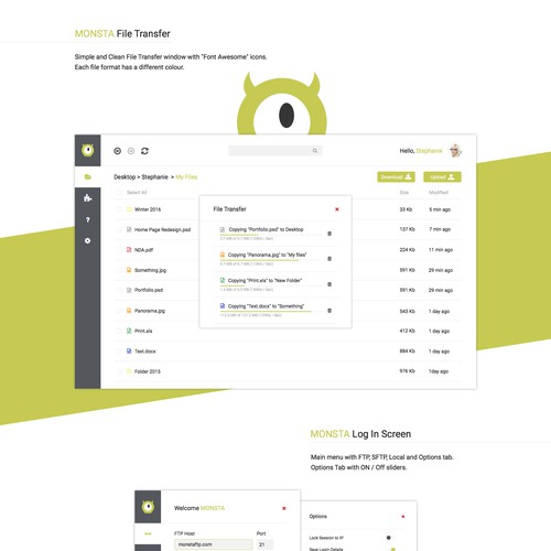 Redesign this popular webapp interface デザイン by valdy