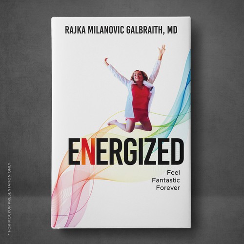 Design a New York Times Bestseller E-book and book cover for my book: Energized Diseño de Klassic Designs