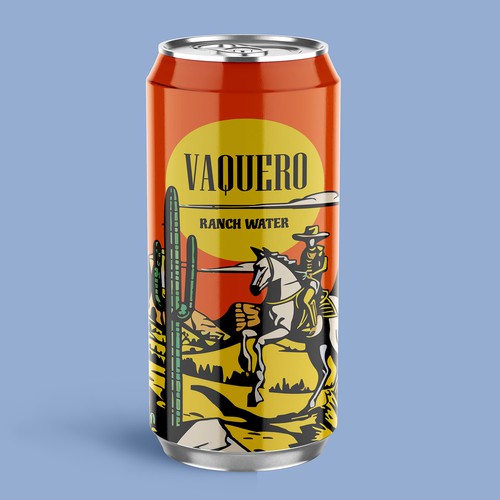 design a label for a new "Ranch Water" by the name of  "Vaquero" Design by Beaver Creative