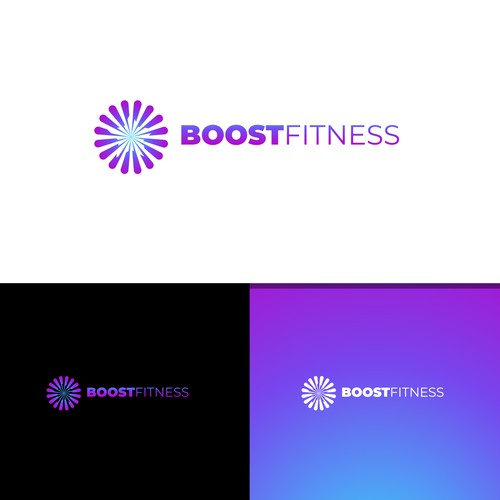 Exciting logo design for expanding fitness brand! Design by Fierda Designs