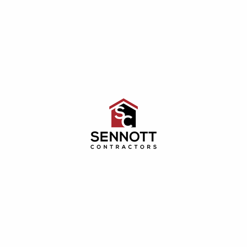 Bold, easy to read logo for construction company specializing in exterior renovations Design by G A D U H_A R T