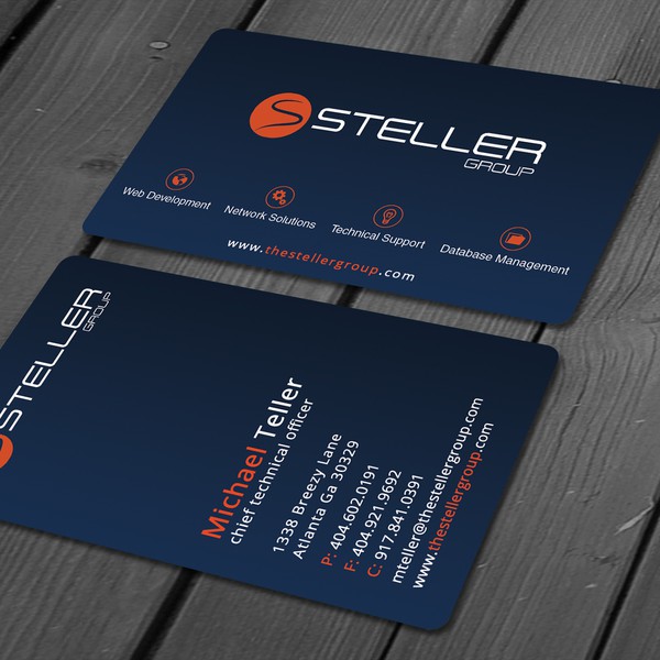 Design by Fearsome_Design titled "Computer  consulting Company seeking business card"
