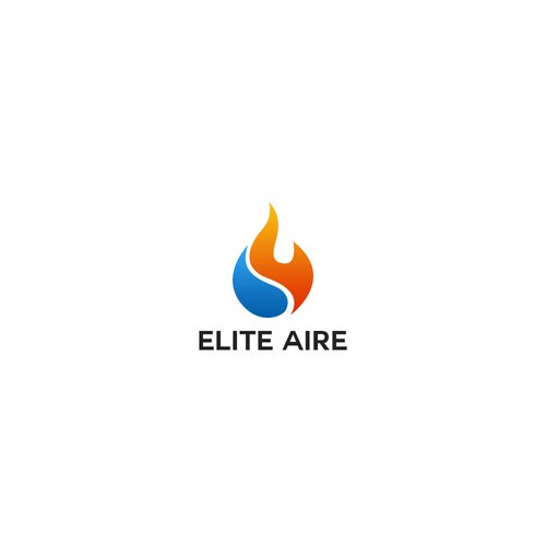 Heating and air logo to appeal to high end residential customers  and commercial customers that shows the customer elite Design by 69Studio