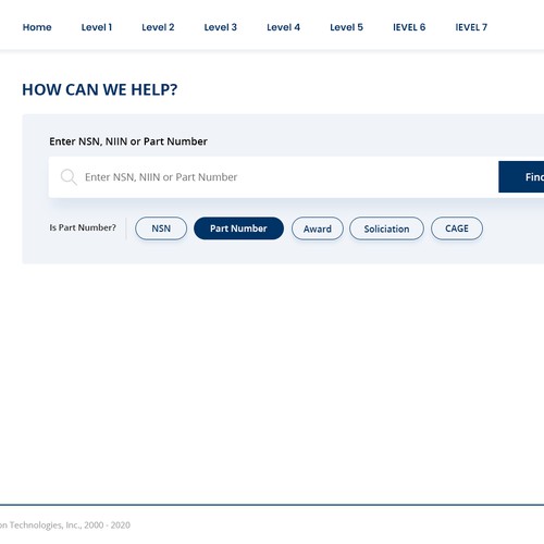 Website Search Page Design by Neef