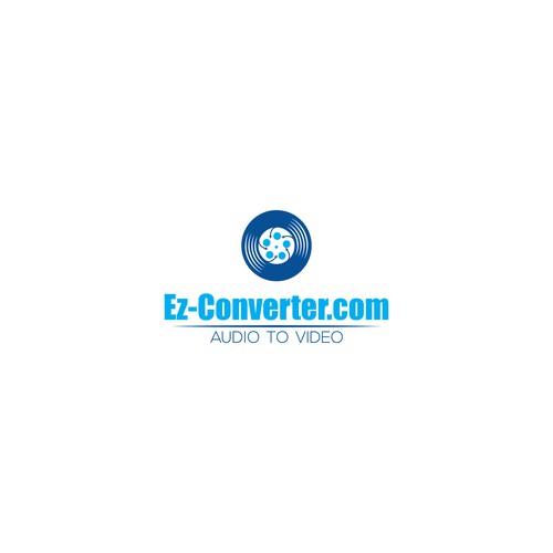ez-converter logo: audio to video Design by Alam_H