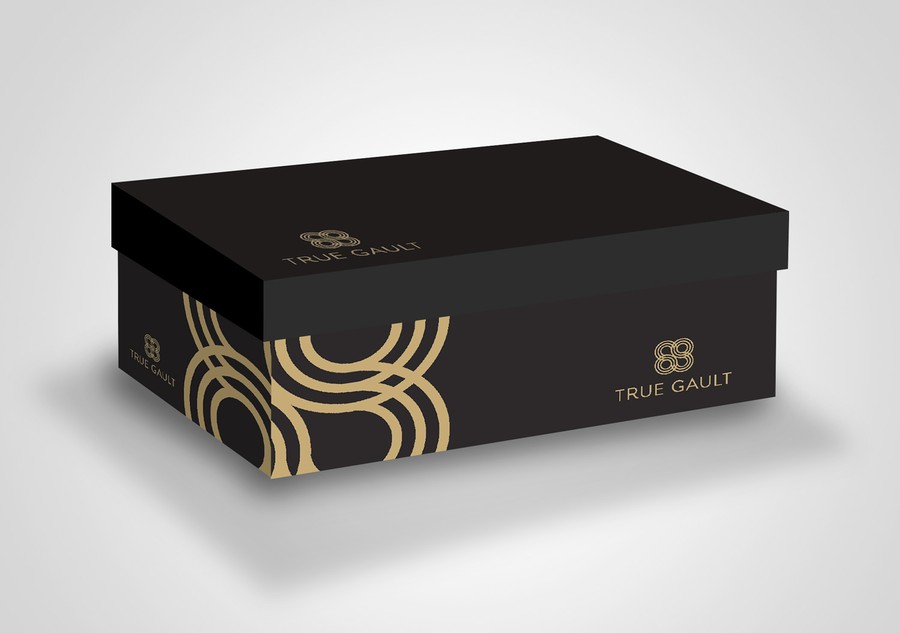 Create the shoe box design of the brand which will change the way women