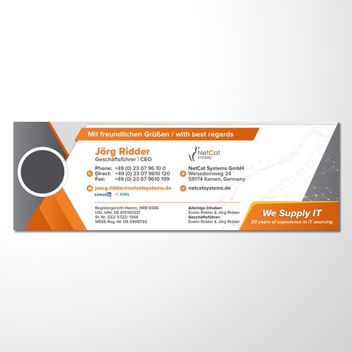 Need a e-mail banner design Design by Talz ⭐⭐⭐⭐⭐