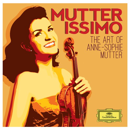 Illustrate the cover for Anne Sophie Mutter’s new album Diseño de Sand82