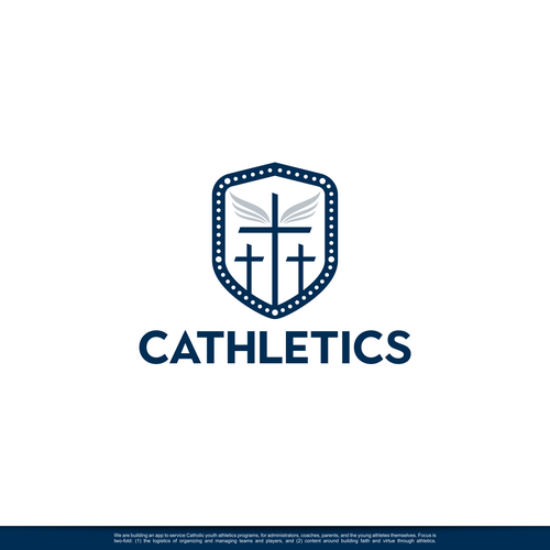 App branding: Christian Faith + Youth Athletics Design by DC | DesignBr