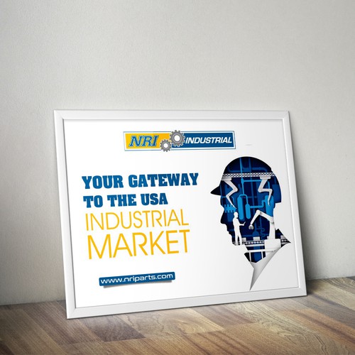 Design a banner for an automation exhibition Diseño de e^design