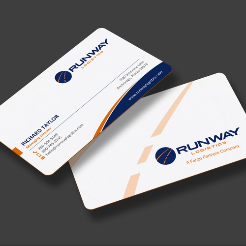 Design di Runway Logistics Business Card di chandrayaan.creative