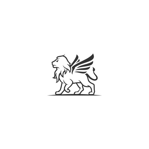 Vectorized Winged Lion | Logo design contest
