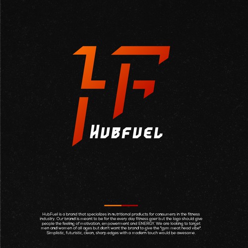 HubFuel for all things nutritional fitness デザイン by Yellowtooth Creative