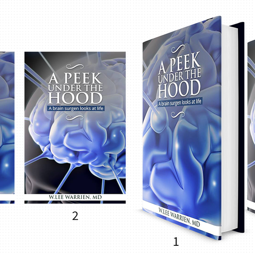 Create a winning book cover design for a brain surgeon's book! Design by Arlind96