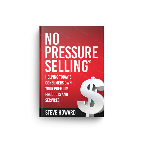 Design Create an updated professional Book Cover for No Pressure Selling por anajaodesigns