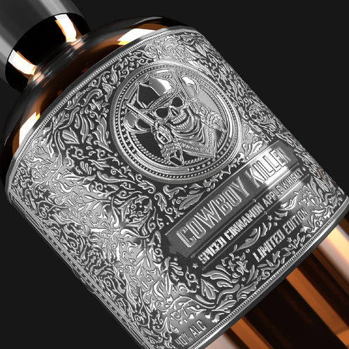 Whiskey Bottle Label Design by TOTTO Design