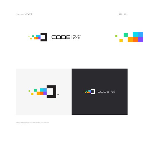 tech-inspired logo for software agency Design by FF3 ˢᵗᵘᵈⁱᵒ